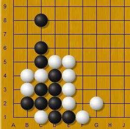 围棋学一学 注意角部特殊性
