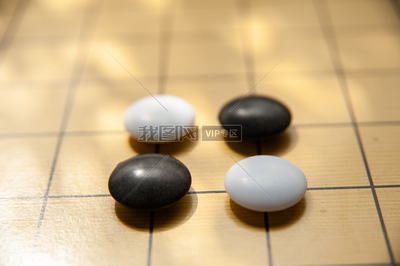 中国国粹围棋棋盘对弈高清摄影图