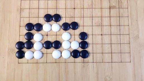 围棋入门,方四与丁四13,黑先杀白